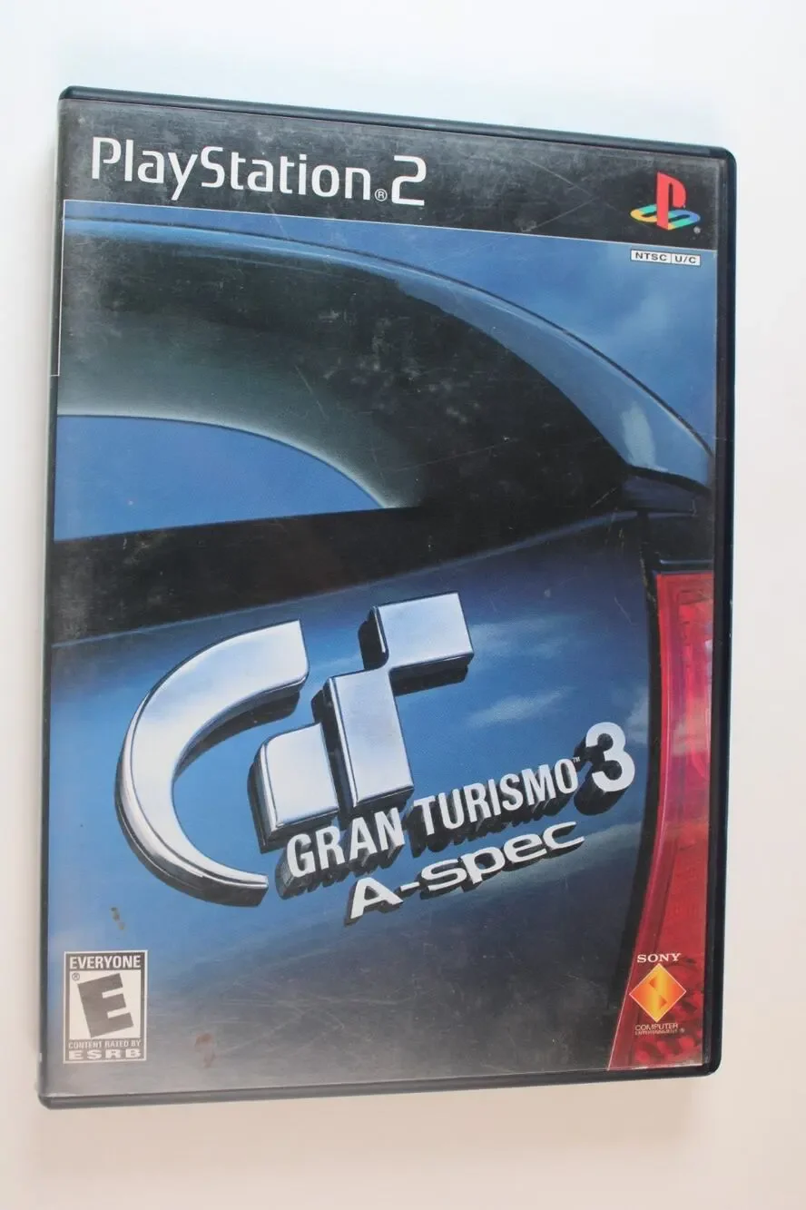 Gran Turismo 3 A-spec (Sony PlayStation 2 PS2) Complete, black label, tested